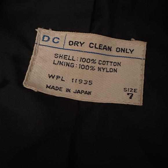 Vintage Black Velvet Blazer Womens XS Made In Japan - Picture 8 of 8